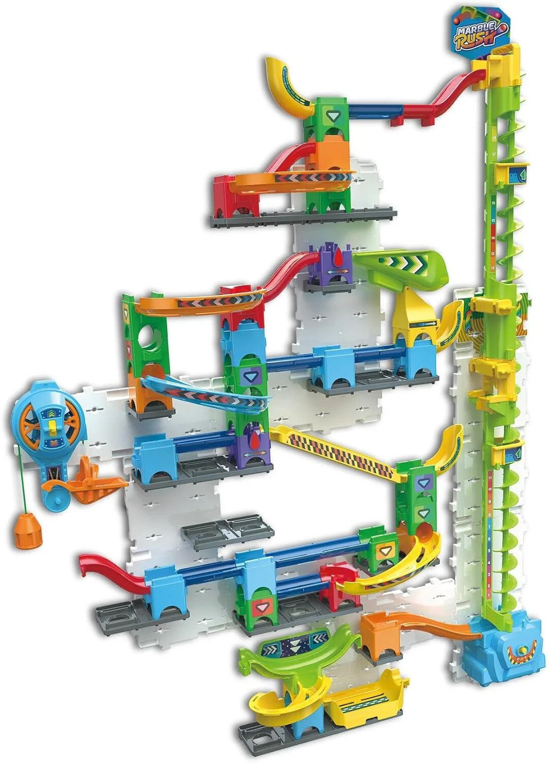 VTech Marble Rush Set Free Fall Vertical Set Interactive Marble Run Toy NEW