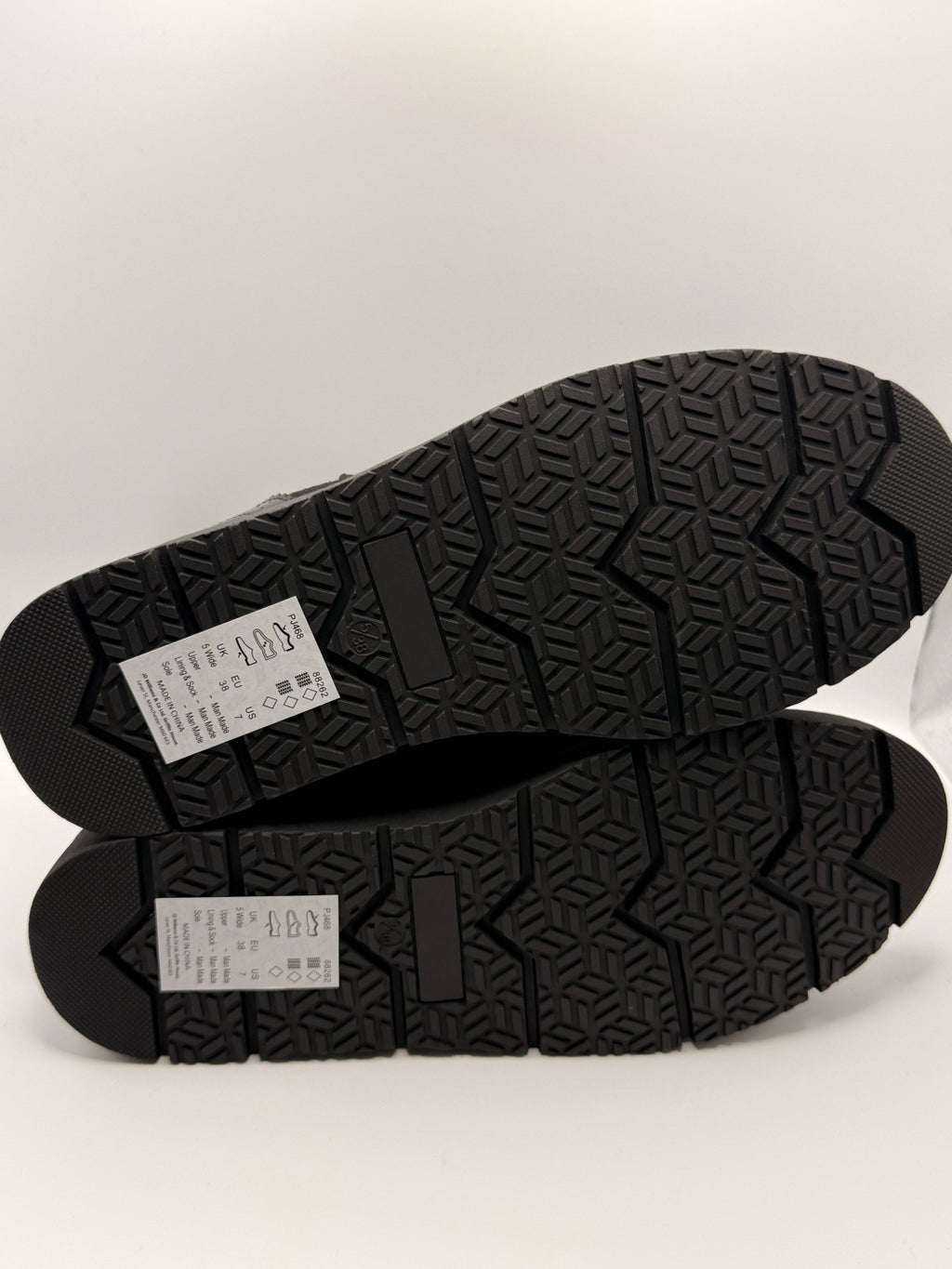 Black Suede Effect and Patent Chelsea Ankle Boots