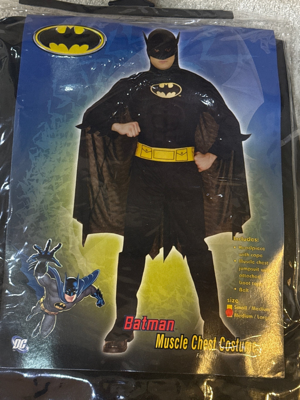 Muscle Chest Batman Costume Medium/Large