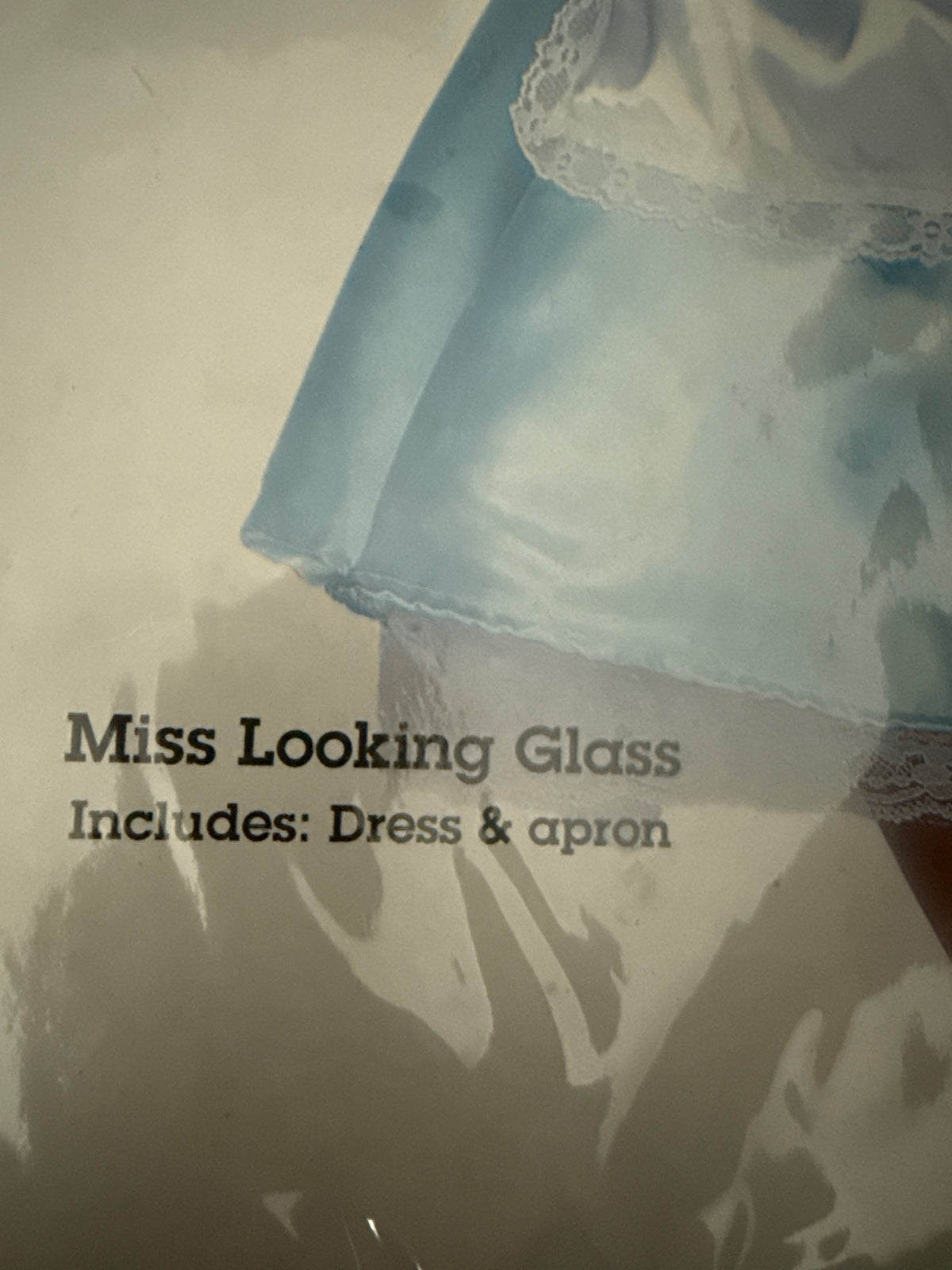 Miss Looking Glass Costume Dress and Apron Set - Small