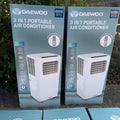 Daewoo 3 in 1 Portable Air Conditioner 5000 BTU with Remote Control and Timer