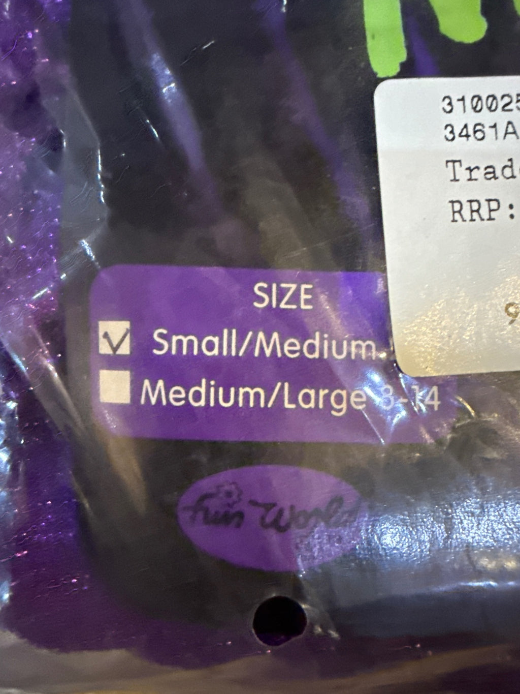Lady Maverick Adult Costume Small/Medium 8-Piece Set Purple Black