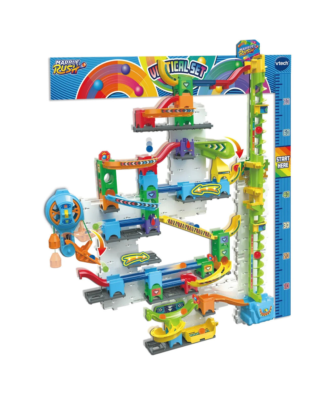 VTech Marble Rush Set Free Fall Vertical Set Interactive Marble Run Toy NEW