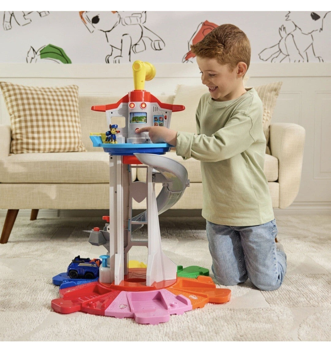 PAW Patrol My Size Lookout Tower with Chase Figure and Vehicle - GIFT